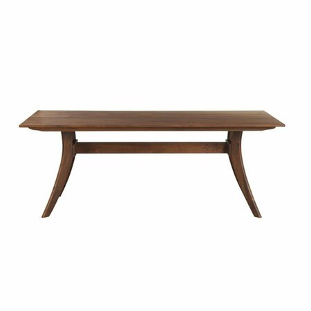 MOES HOME COLLECTION Florence Rectangular Dining Table- Small - Walnut BC-1001-03